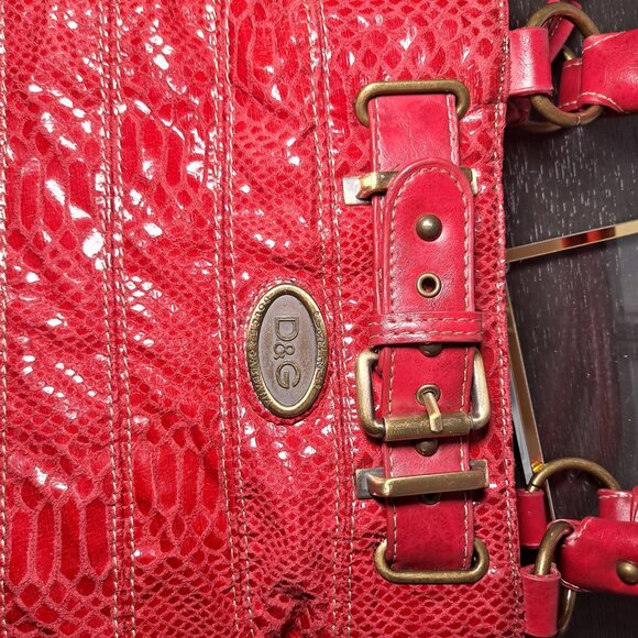 Dolce & Gabbana Faux Snakeskin Purse - Picture 14 of 14